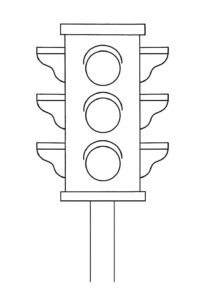 Desenho de Semaforo Desenho Colorir Imprimir 16
