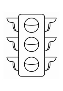 Desenho de Semaforo Desenho Colorir Imprimir 20