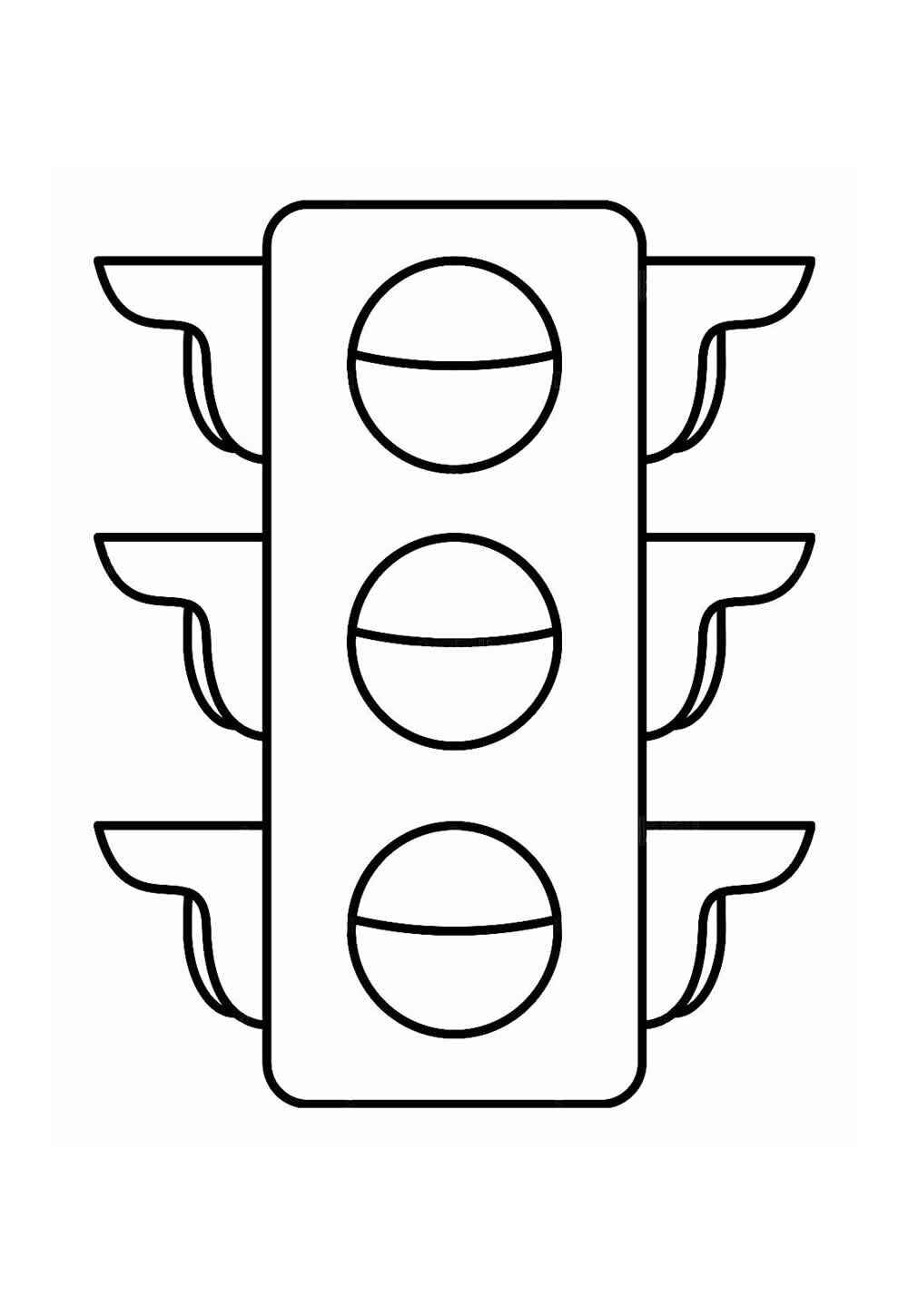 Desenho de Semaforo Desenho Colorir Imprimir 20