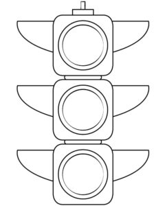 Desenho de Semaforo Desenho Colorir Imprimir 23