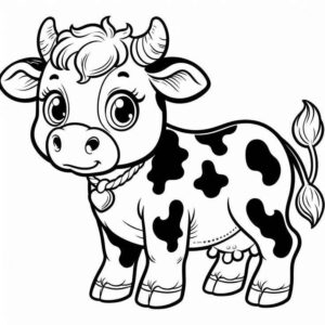 Desenho de Vaca Desenho Colorir Imprimir 04