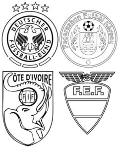 Desenho de Desenho Grupo E Copa Do Mundo 2026 Para Colorir