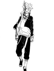 Desenho de Boruto Desenho Colorir Imprimir 03