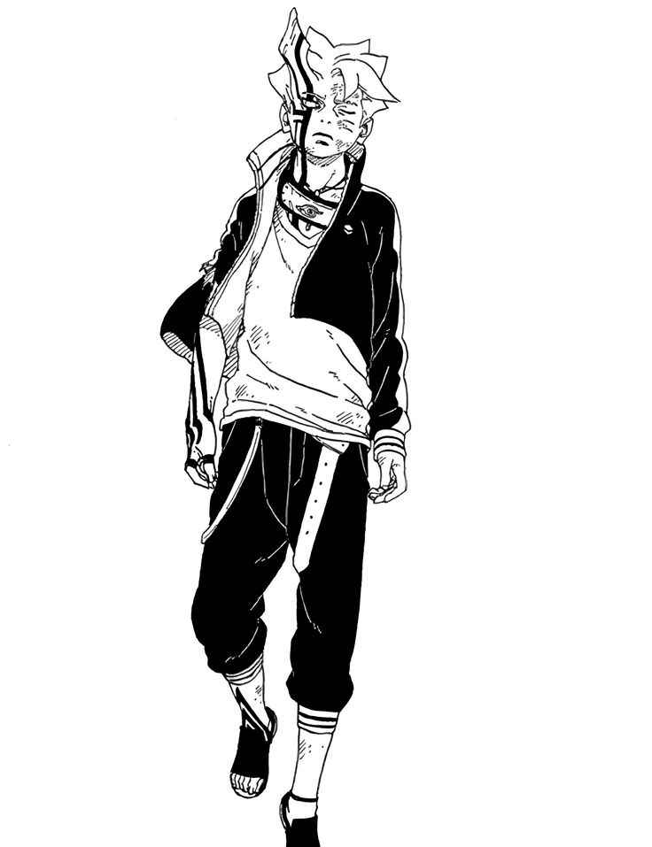Desenho de Boruto Desenho Colorir Imprimir 03