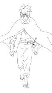 Desenho de Boruto Desenho Colorir Imprimir 04