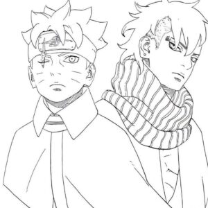 Desenho de Boruto Desenho Colorir Imprimir 05