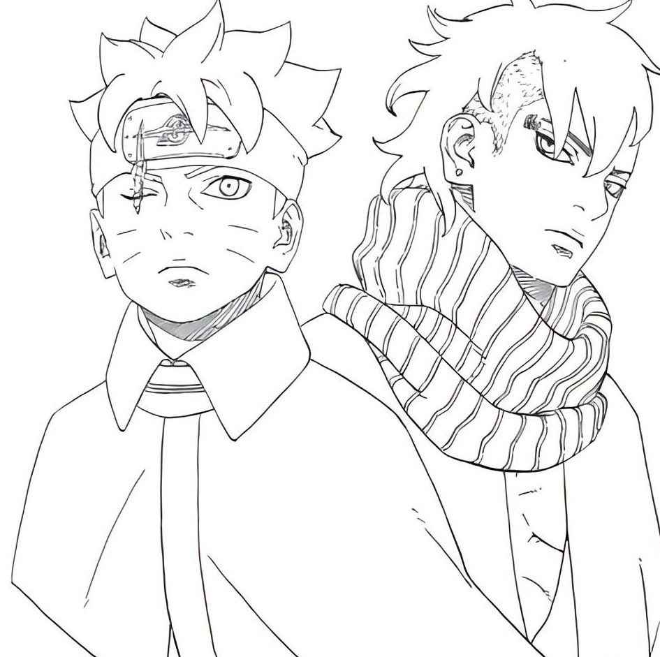 Desenho de Boruto Desenho Colorir Imprimir 05