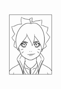Desenho de Boruto Desenho Colorir Imprimir 12