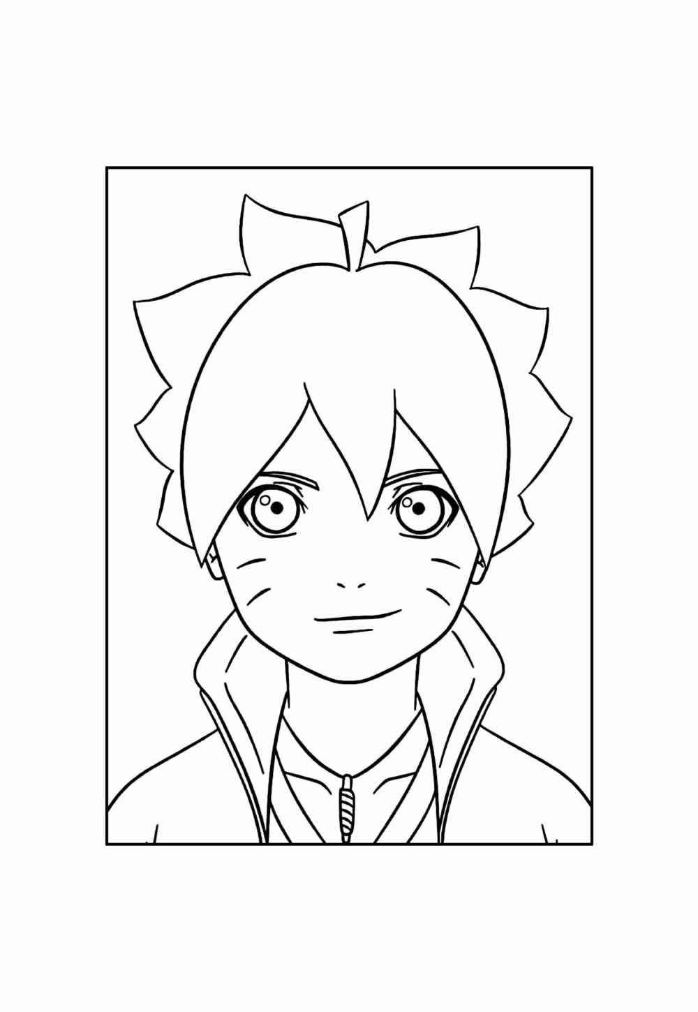 Desenho de Boruto Desenho Colorir Imprimir 12