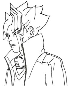 Desenho de Boruto Desenho Colorir Imprimir 13