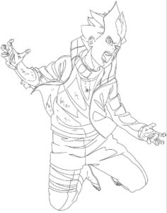 Desenho de Boruto Desenho Colorir Imprimir 14