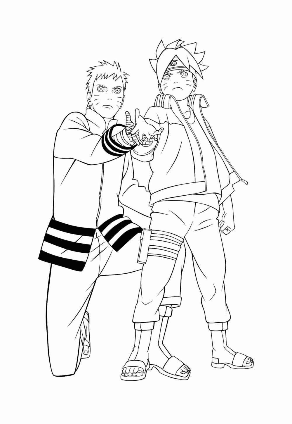 Desenho de Boruto Desenho Colorir Imprimir 19