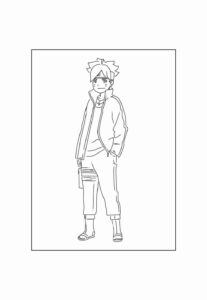 Desenho de Boruto Desenho Colorir Imprimir 20