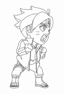 Desenho de Boruto Desenho Colorir Imprimir 21