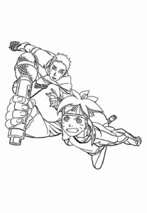 Desenho de Boruto Desenho Colorir Imprimir 24
