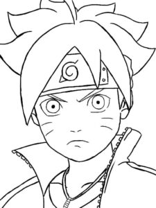 Desenho de Boruto Desenho Colorir Imprimir 28