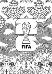 Desenho de Copa Do Mundo 2026 Desenho Colorir Imprimir 02