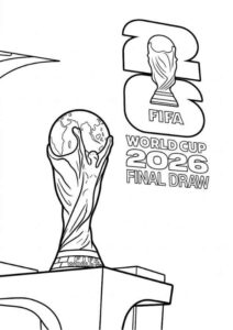 Desenho de Copa Do Mundo 2026 Desenho Colorir Imprimir 05