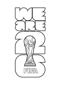 Desenho de Copa Do Mundo 2026 Desenho Colorir Imprimir 06