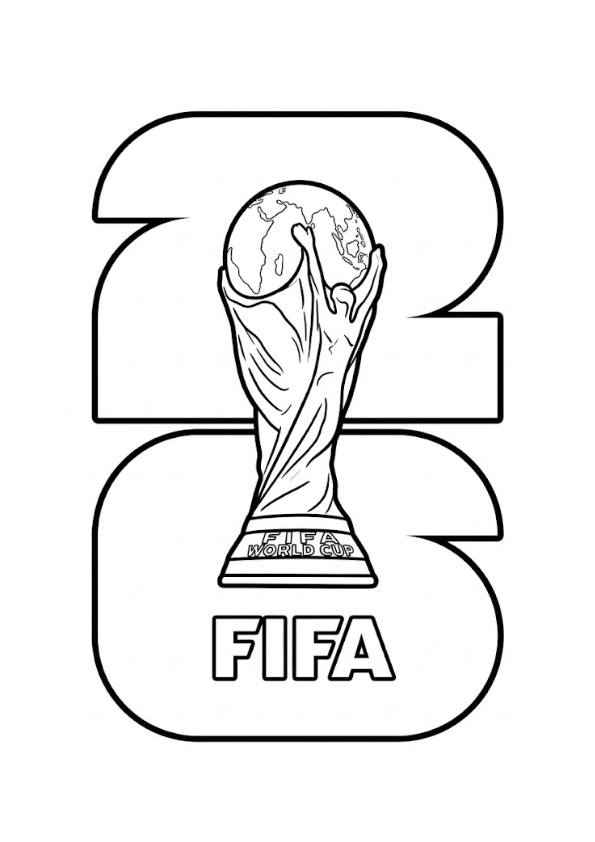 Desenho de Copa Do Mundo 2026 Desenho Colorir Imprimir 08