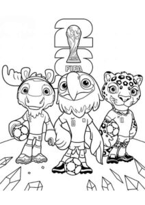 Desenho de Copa Do Mundo 2026 Desenho Colorir Imprimir 09