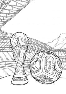 Desenho de Copa Do Mundo 2026 Desenho Colorir Imprimir 11