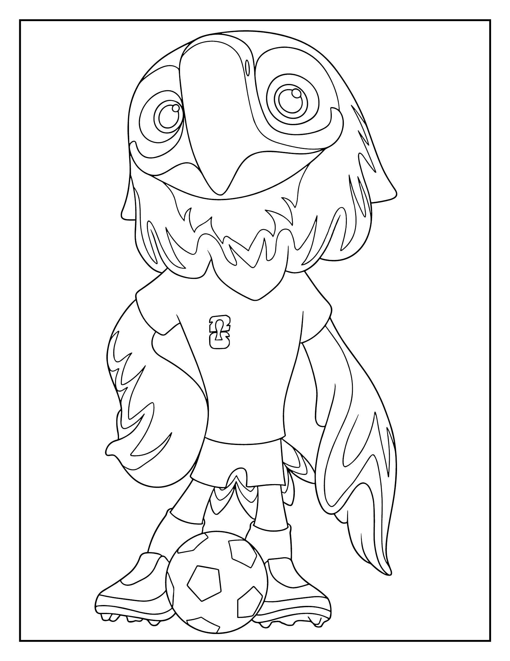 Desenho de Copa Do Mundo 2026 Desenho Colorir Imprimir 17