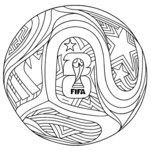 Desenho de Copa Do Mundo 2026 Desenho Colorir Imprimir 21