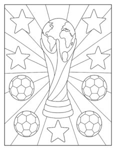Desenho de Copa Do Mundo 2026 Desenho Colorir Imprimir 27