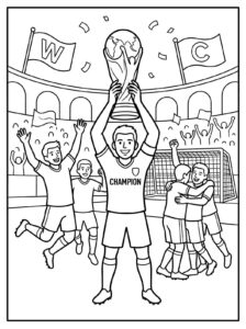 Desenho de Copa Do Mundo 2026 Desenho Colorir Imprimir 28