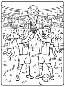 Desenho de Copa Do Mundo 2026 Desenho Colorir Imprimir 29