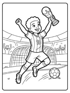 Desenho de Copa Do Mundo 2026 Desenho Colorir Imprimir 31