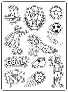Desenho de Copa Do Mundo 2026 Desenho Colorir Imprimir 33