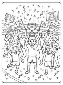 Desenho de Copa Do Mundo 2026 Desenho Colorir Imprimir 36
