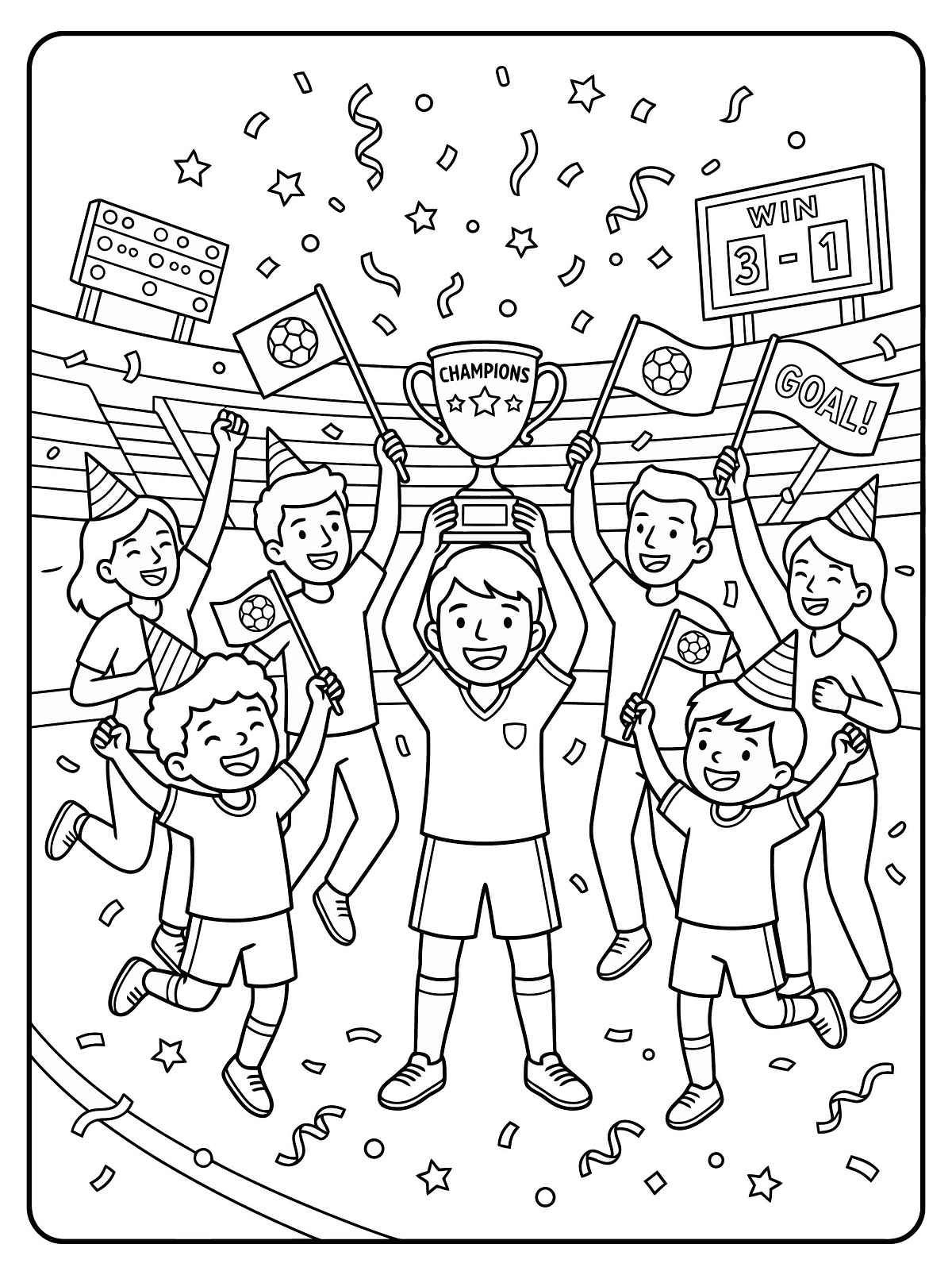Desenho de Copa Do Mundo 2026 Desenho Colorir Imprimir 36