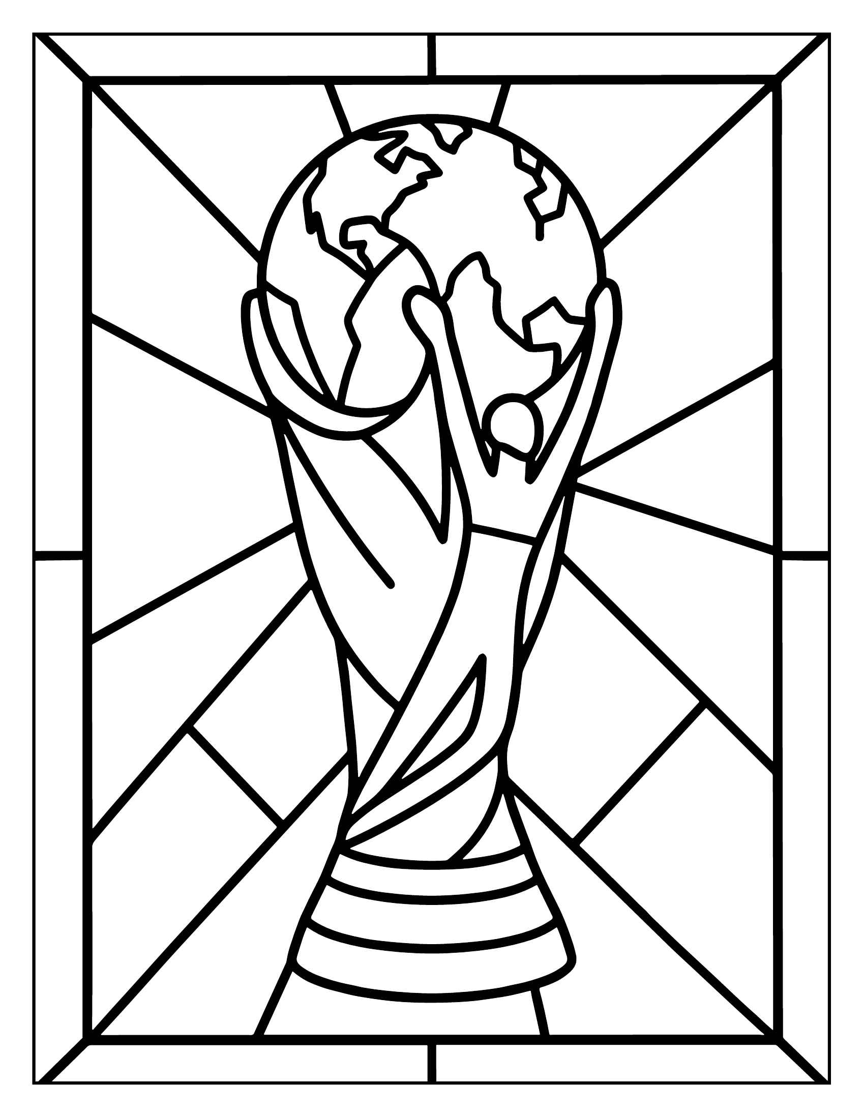 Desenho de Copa Do Mundo 2026 Desenho Colorir Imprimir 39