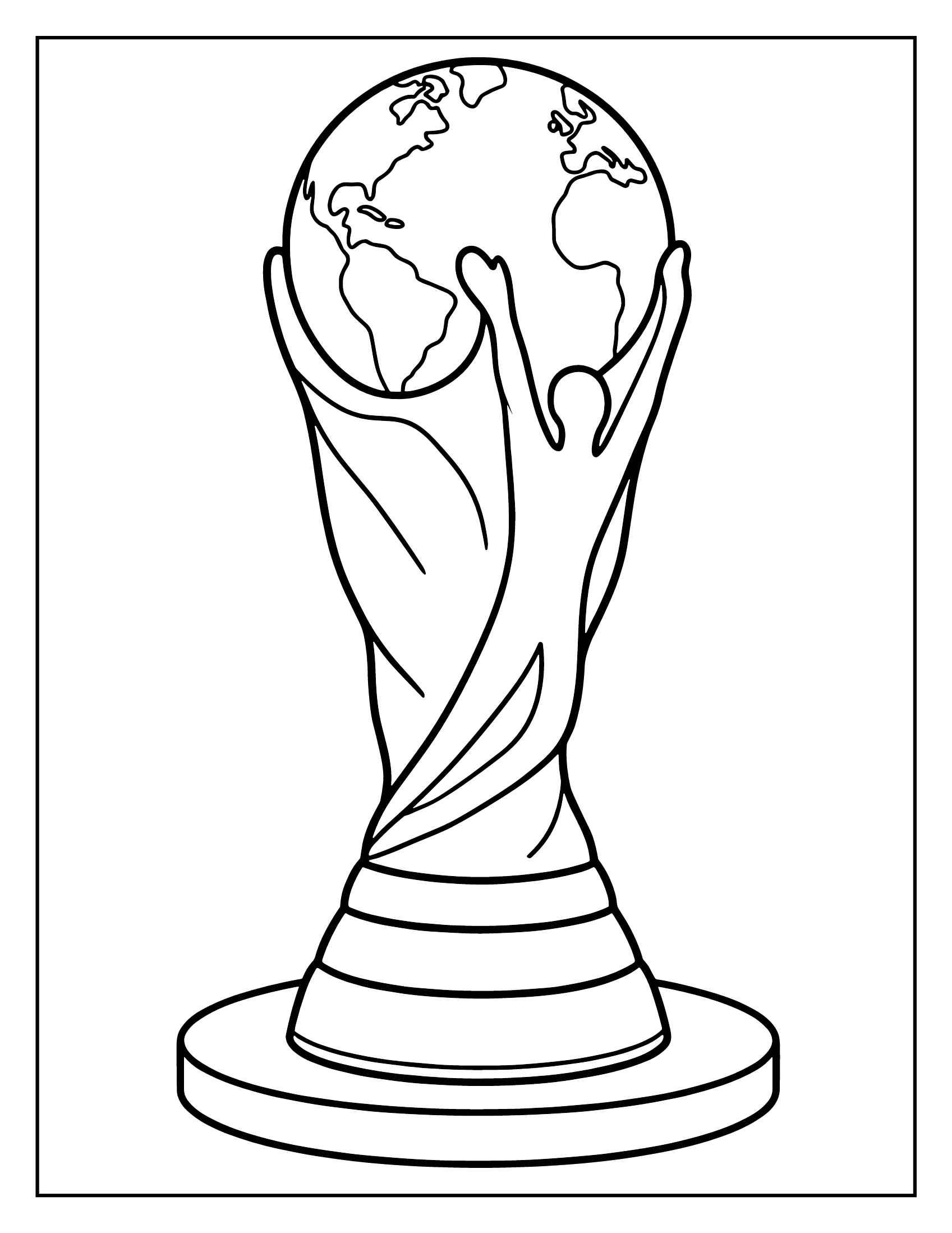Desenho de Copa Do Mundo 2026 Desenho Colorir Imprimir 40