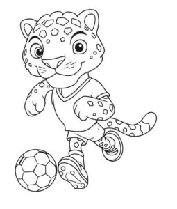 Desenho de Copa Do Mundo 2026 Desenho Colorir Imprimir 42