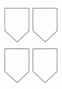 Desenho de Bandeirinhas Para Imprimir   Moldes