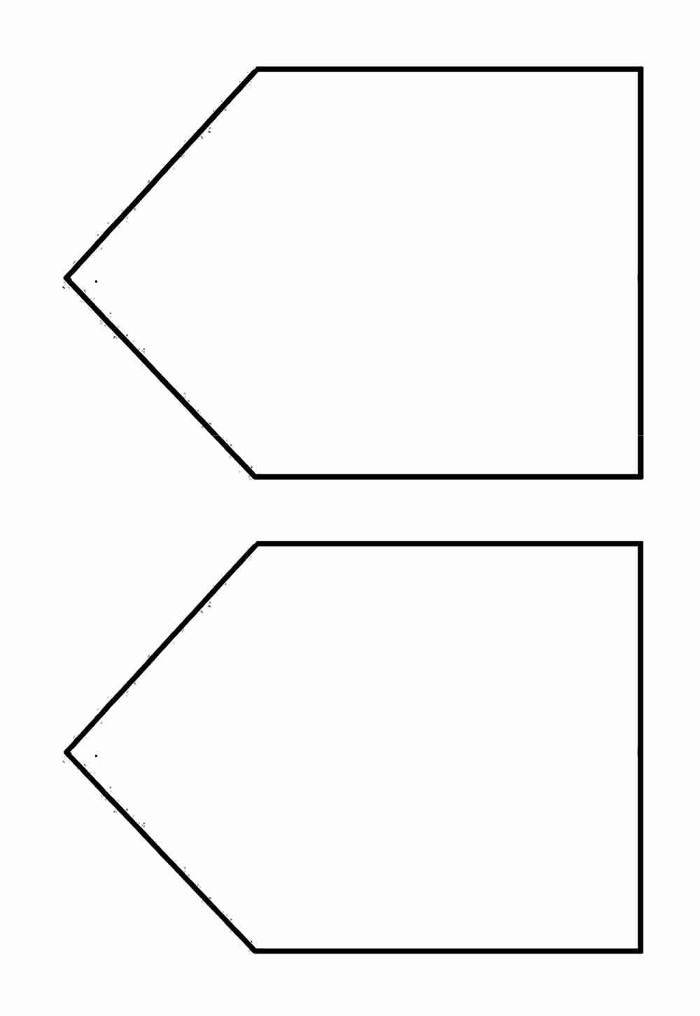 Desenho de Moldes De Bandeirinhas Para Imprimir