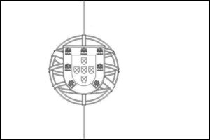 Desenho de Bandeira De Portugal Desenho Colorir Imprimir 03