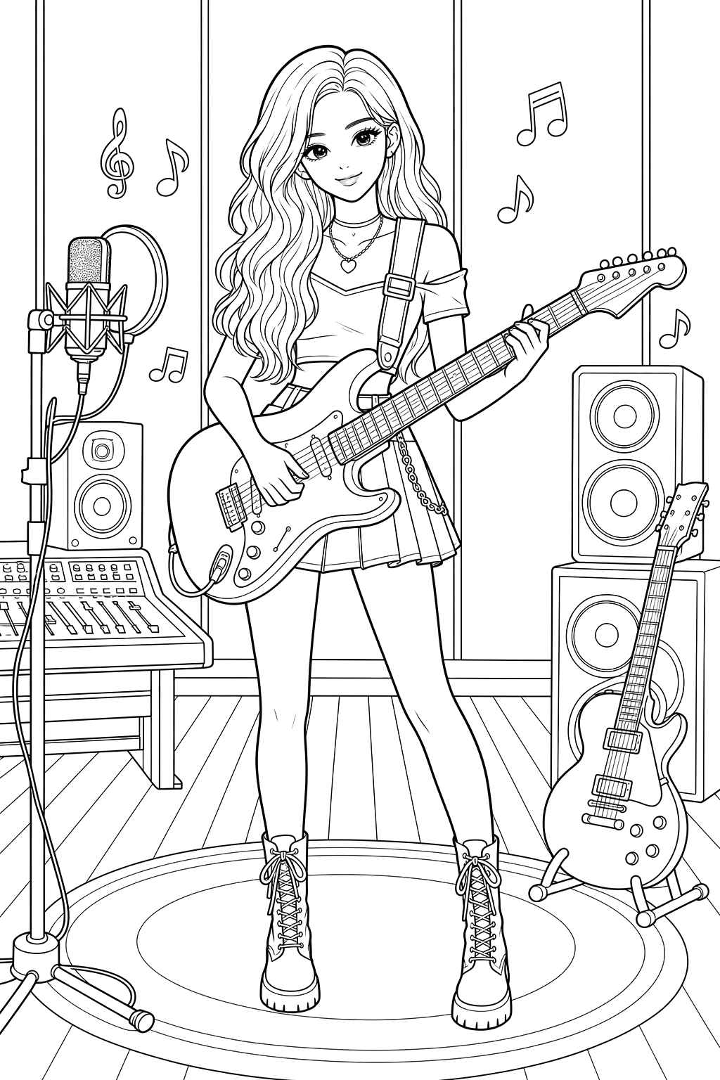 Desenho de Blackpink Desenho Colorir Imprimir 13