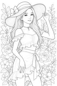 Desenho de Blackpink Desenho Colorir Imprimir 22