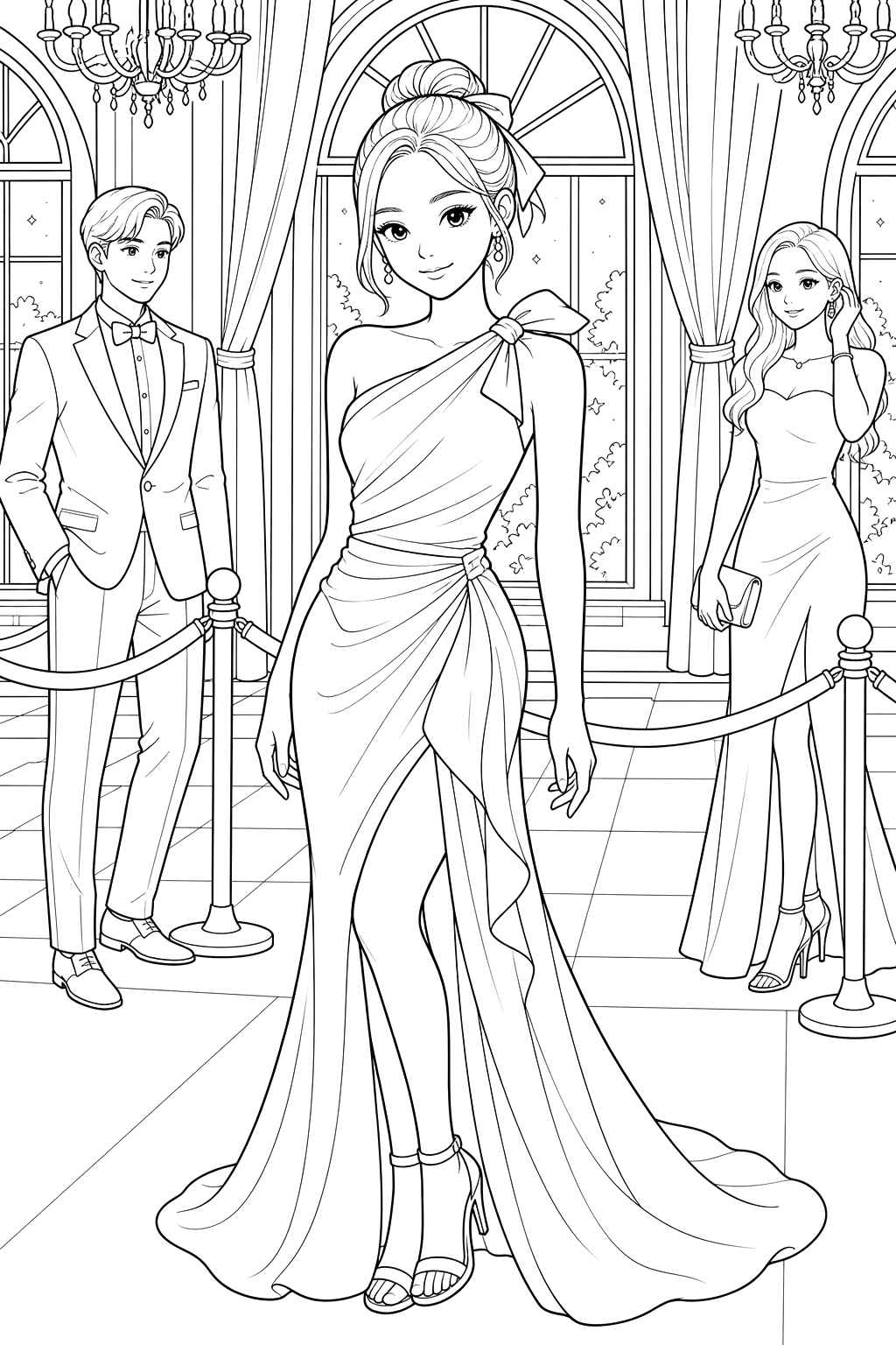 Desenho de Blackpink Desenho Colorir Imprimir 24