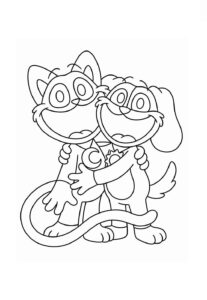 Desenho de CatNap Desenho Colorir Imprimir 01