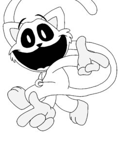Desenho de CatNap Desenho Colorir Imprimir 09