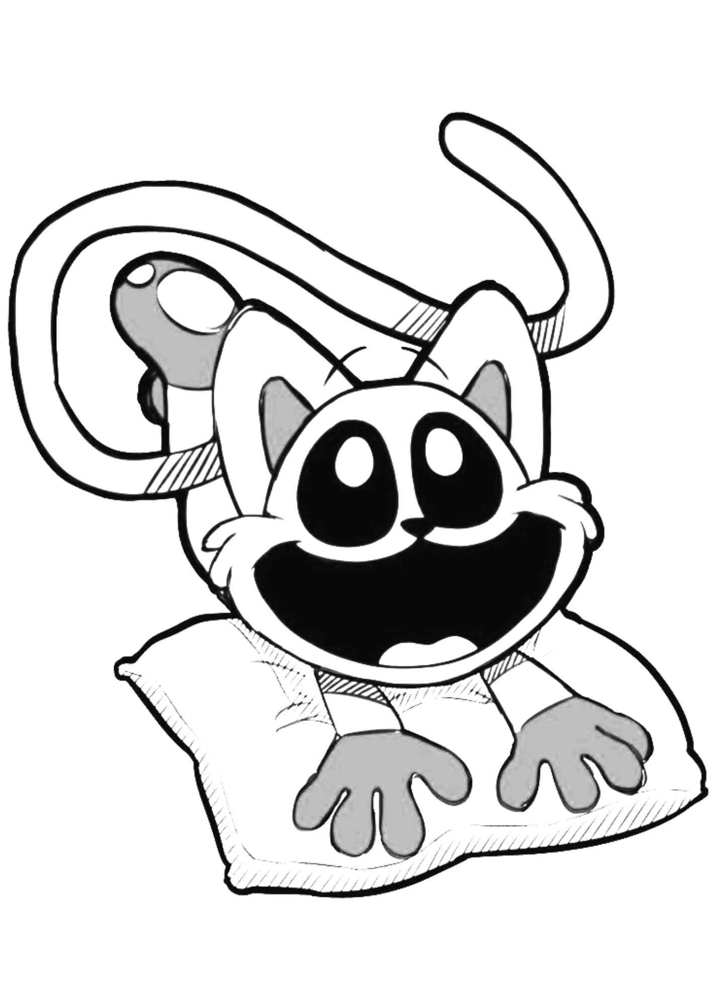 Desenho de CatNap Desenho Colorir Imprimir 17