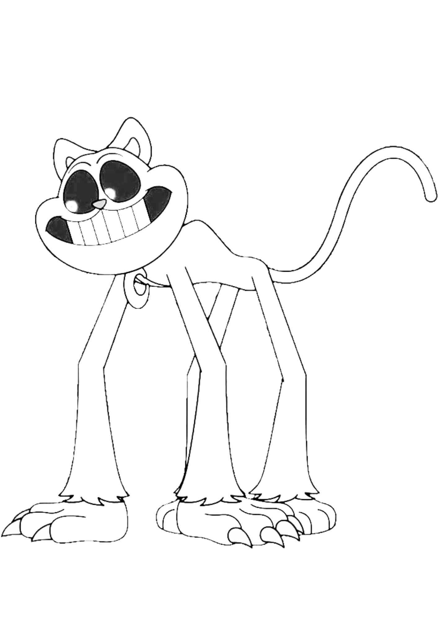 Desenho de CatNap Desenho Colorir Imprimir 18