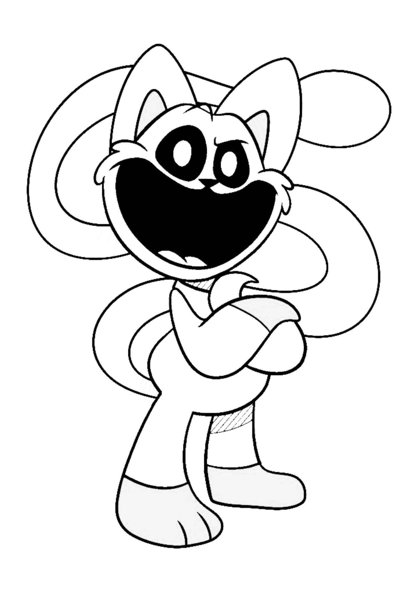 Desenho de CatNap Desenho Colorir Imprimir 22