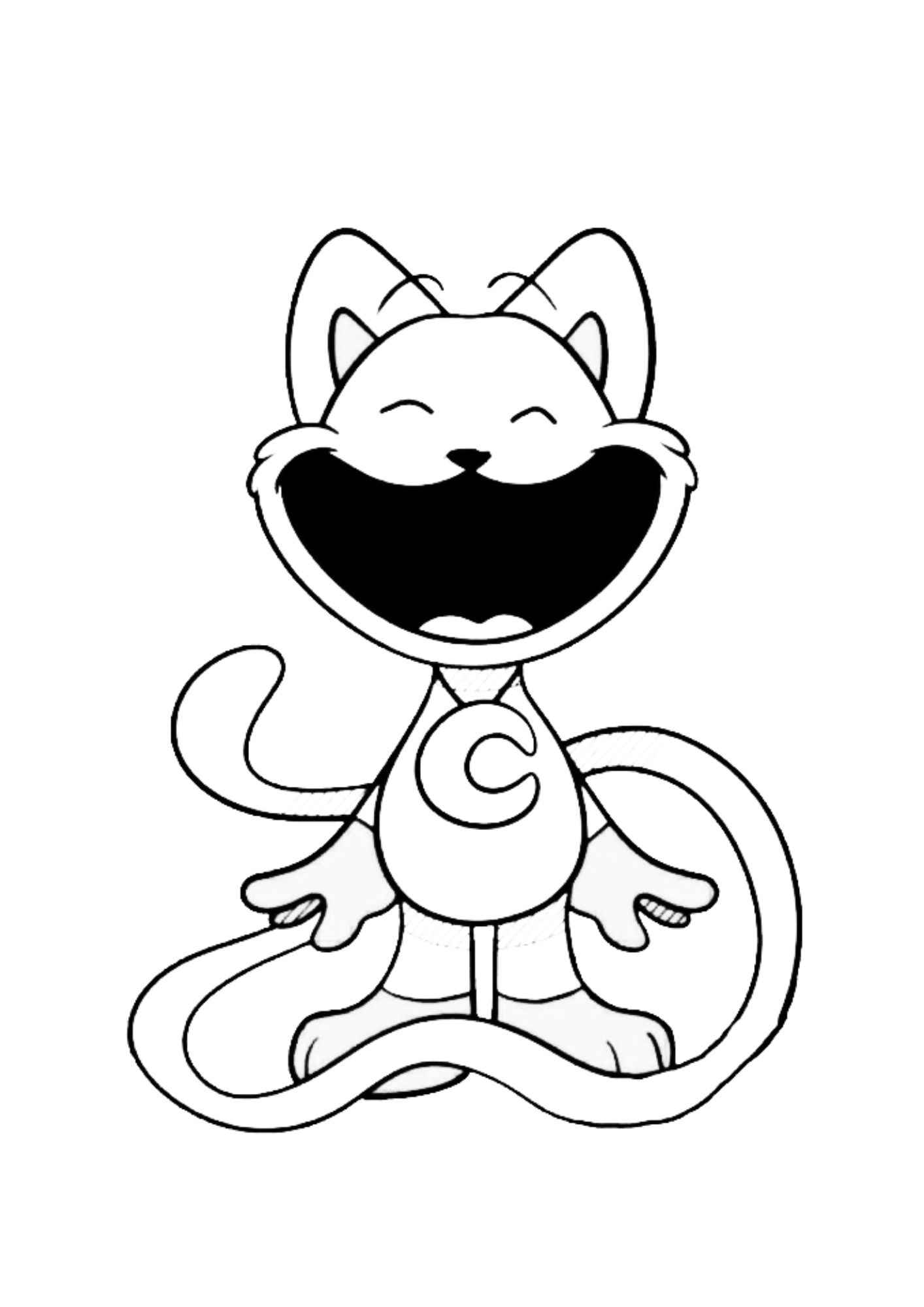 Desenho de CatNap Desenho Colorir Imprimir 32